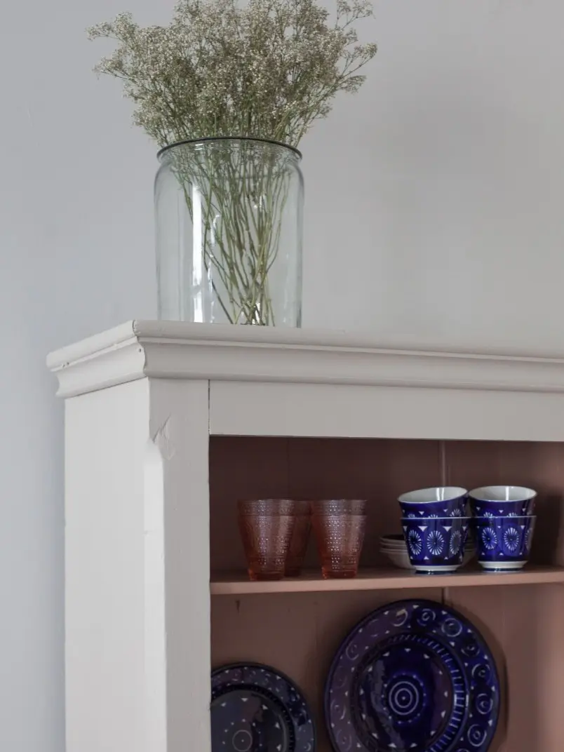 Old cabinet painted