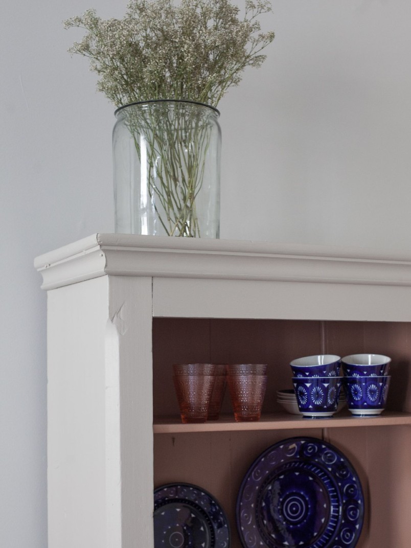 Old cabinet painted