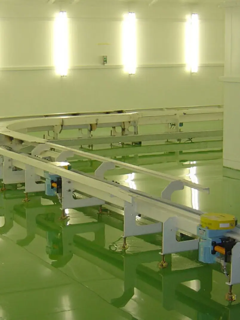 Concrete floors in pharmaceutical premises