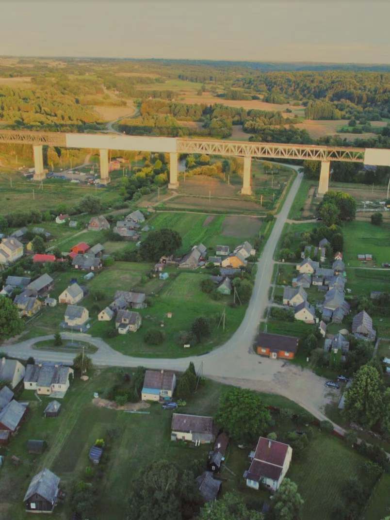 Lyduvėnai Bridge in Lithuania