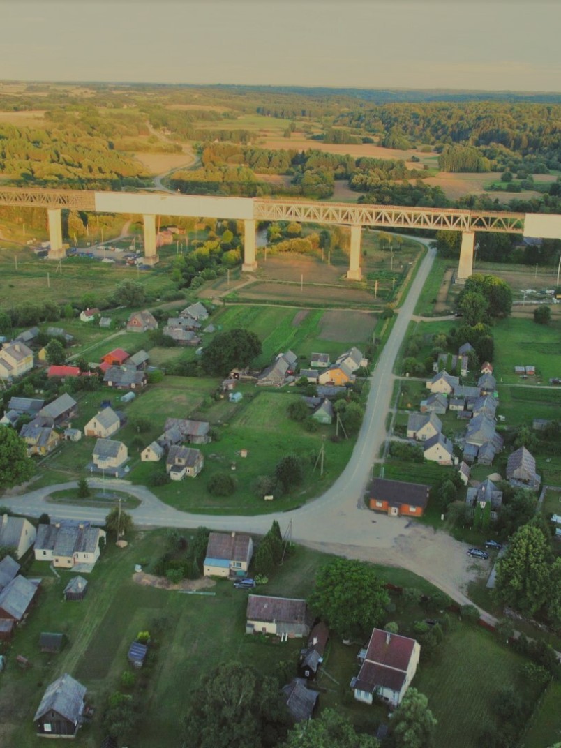Lyduvėnai Bridge in Lithuania