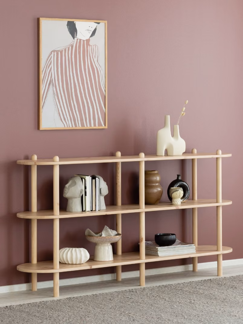Wooden shelf