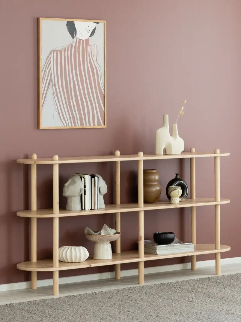 Wooden shelf