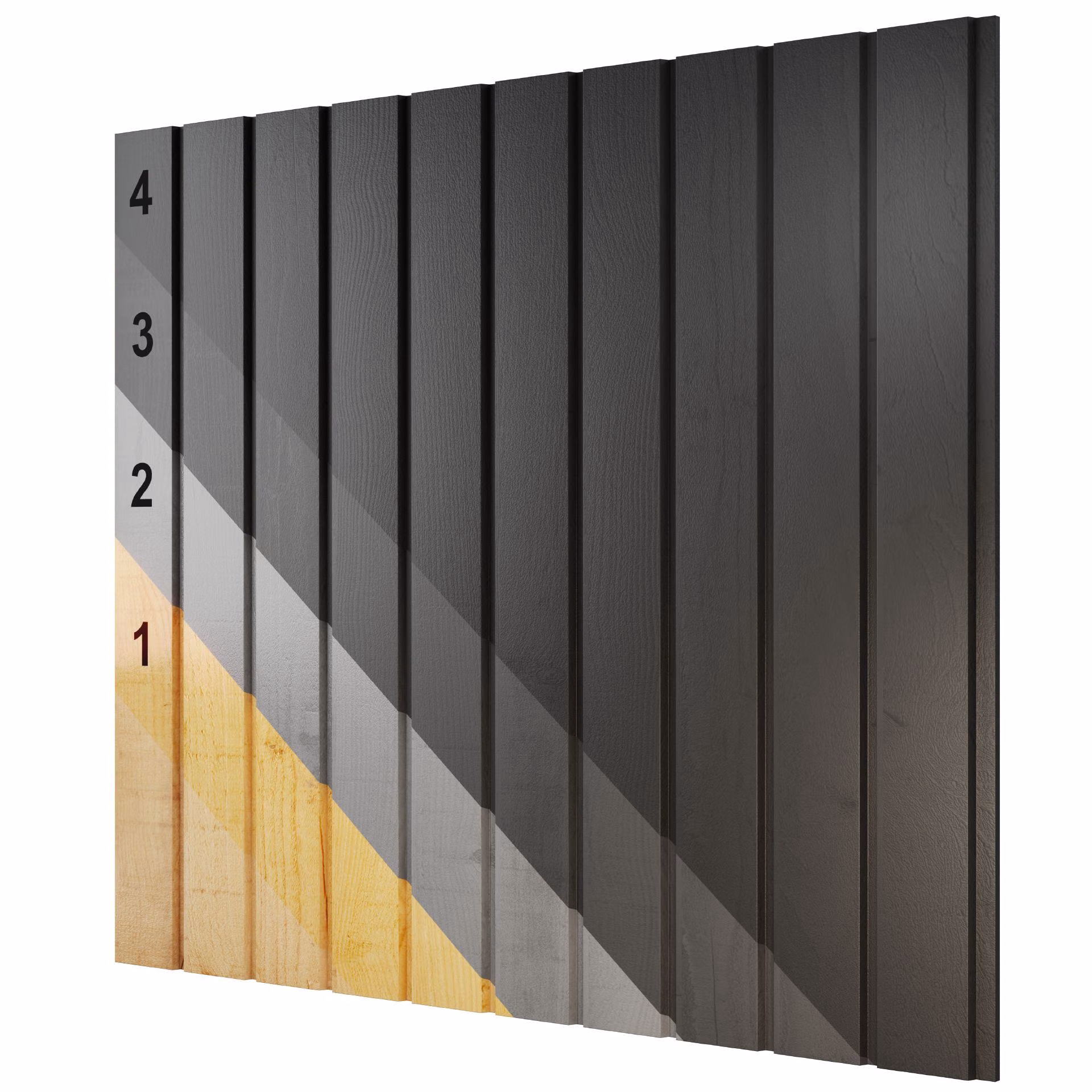 Exterior wood