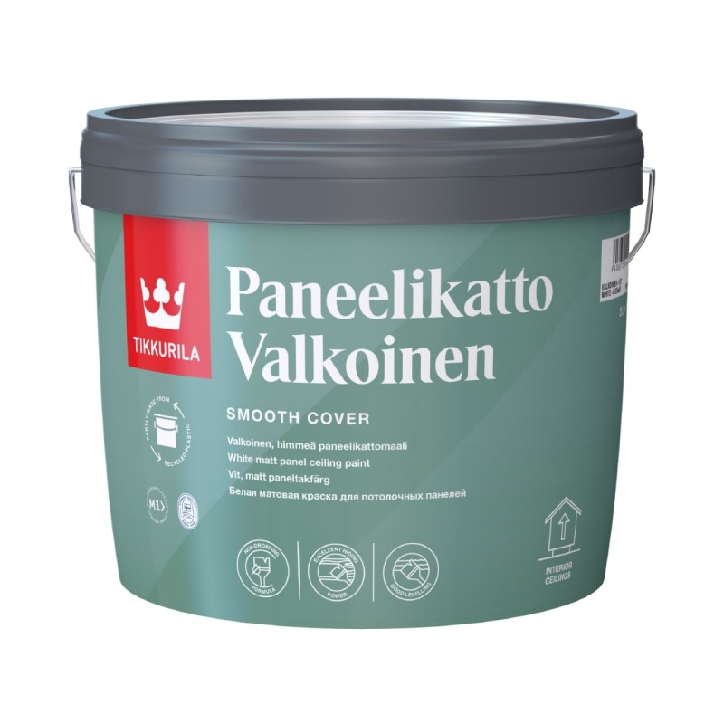 Paneelikatto Valkoinen