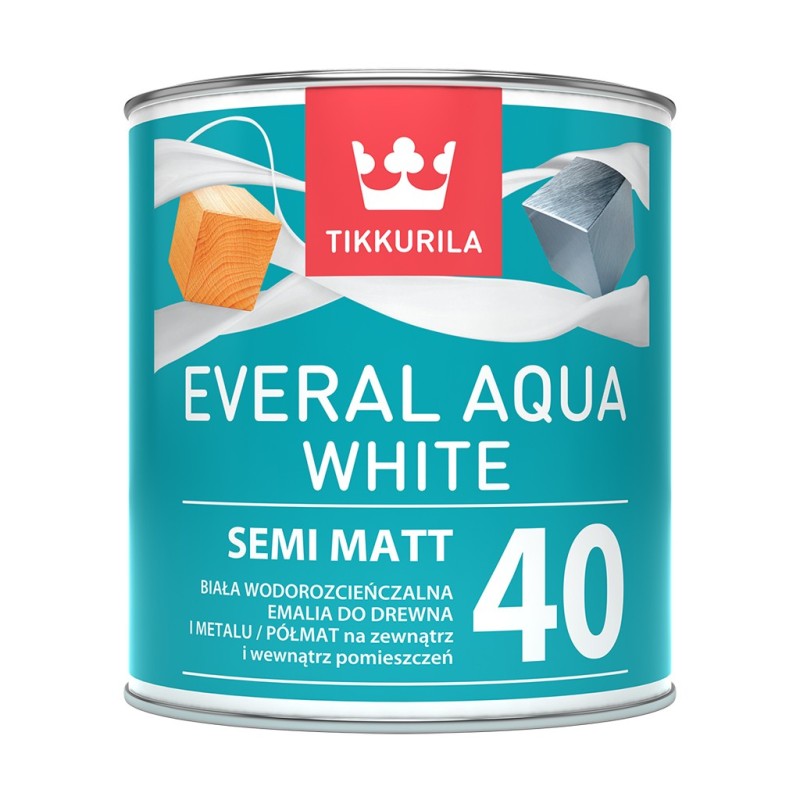 Everal Aqua White Semi Matt [40]