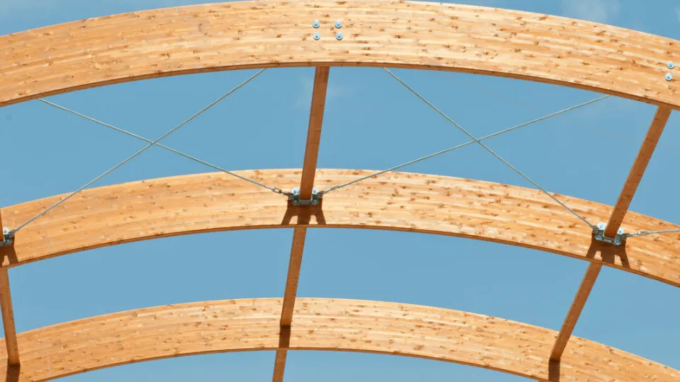 Glued-wood construction elements