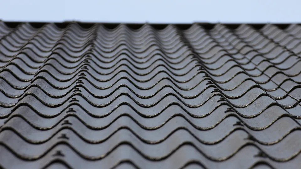 Fibre cement roof