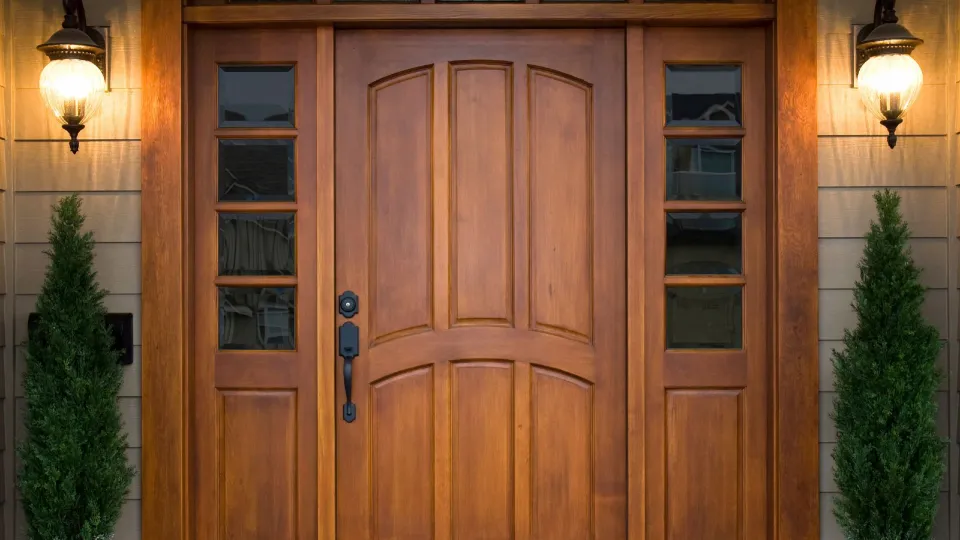 Wooden doors