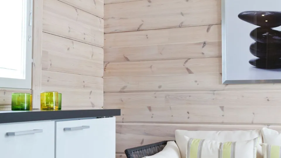 Interior massive logs