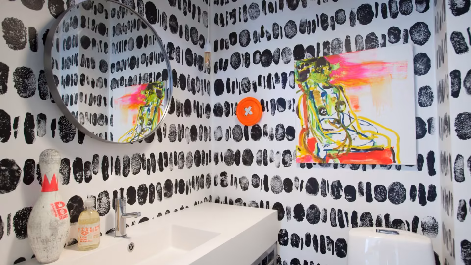 Creative bathroom
