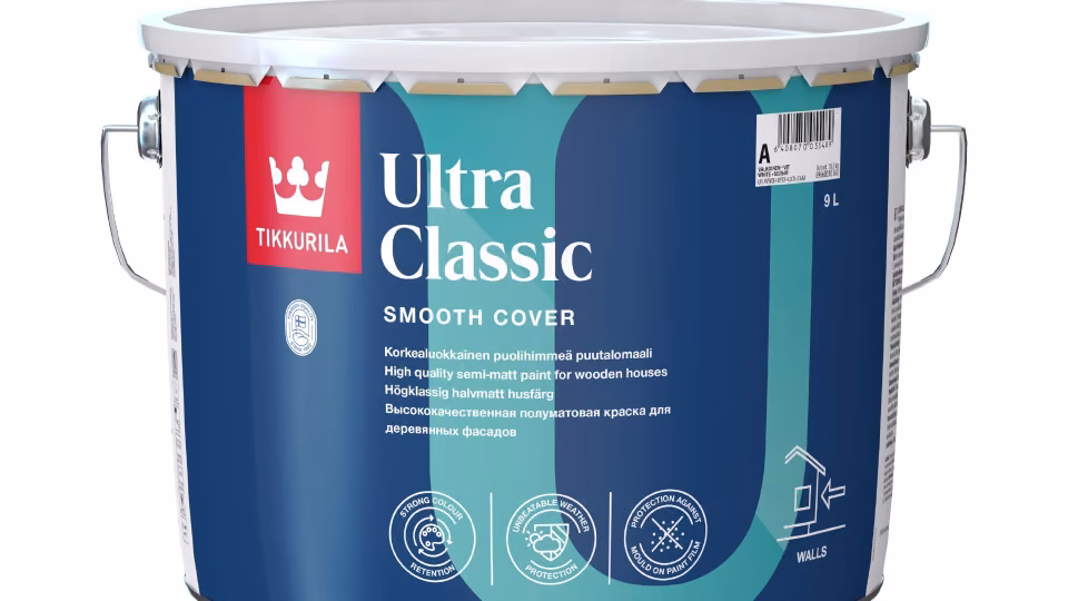 Ultra Classic semi-matt paint for wooden houses