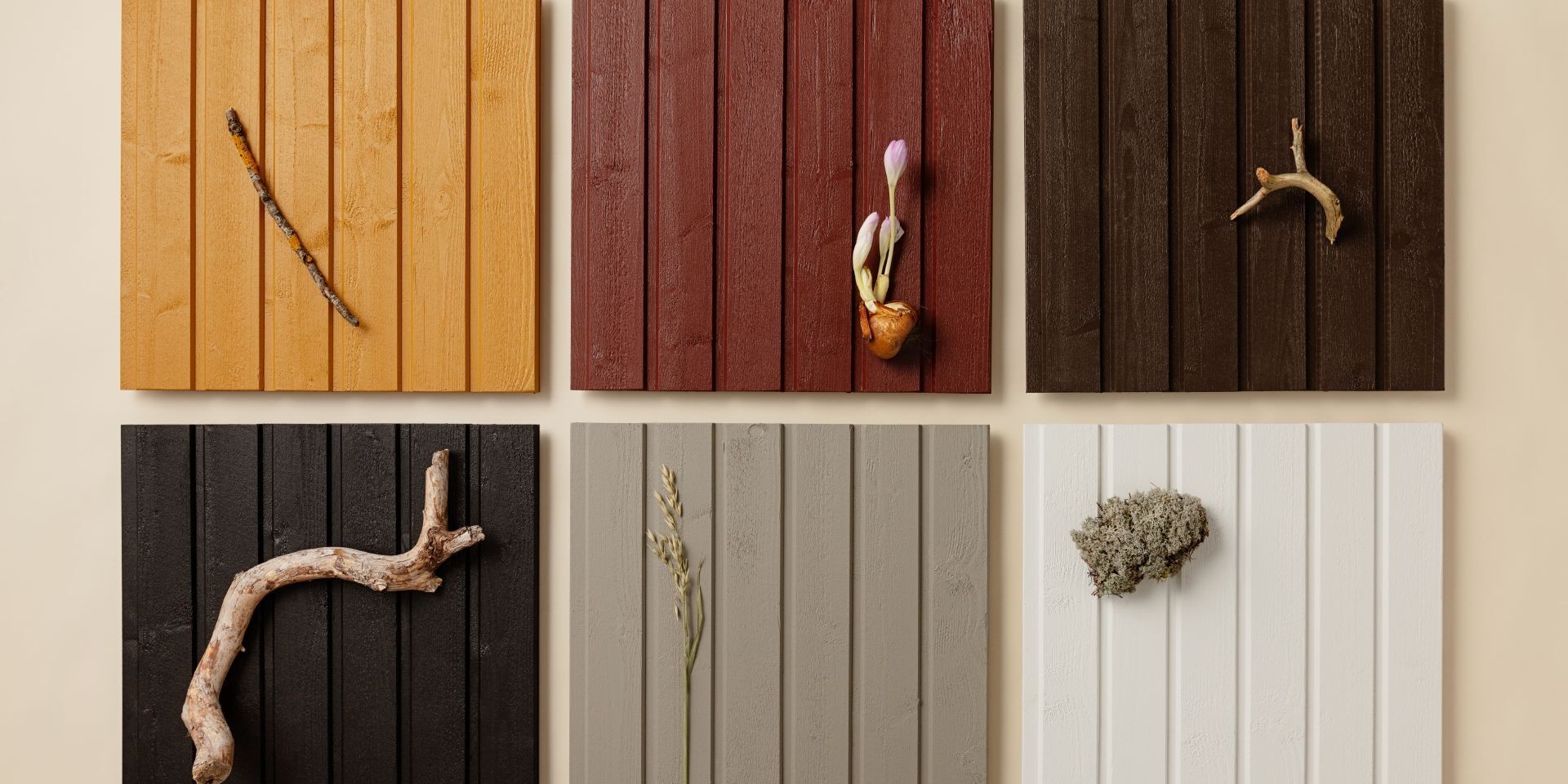 popular Scandinavian colour choices for wooden facade