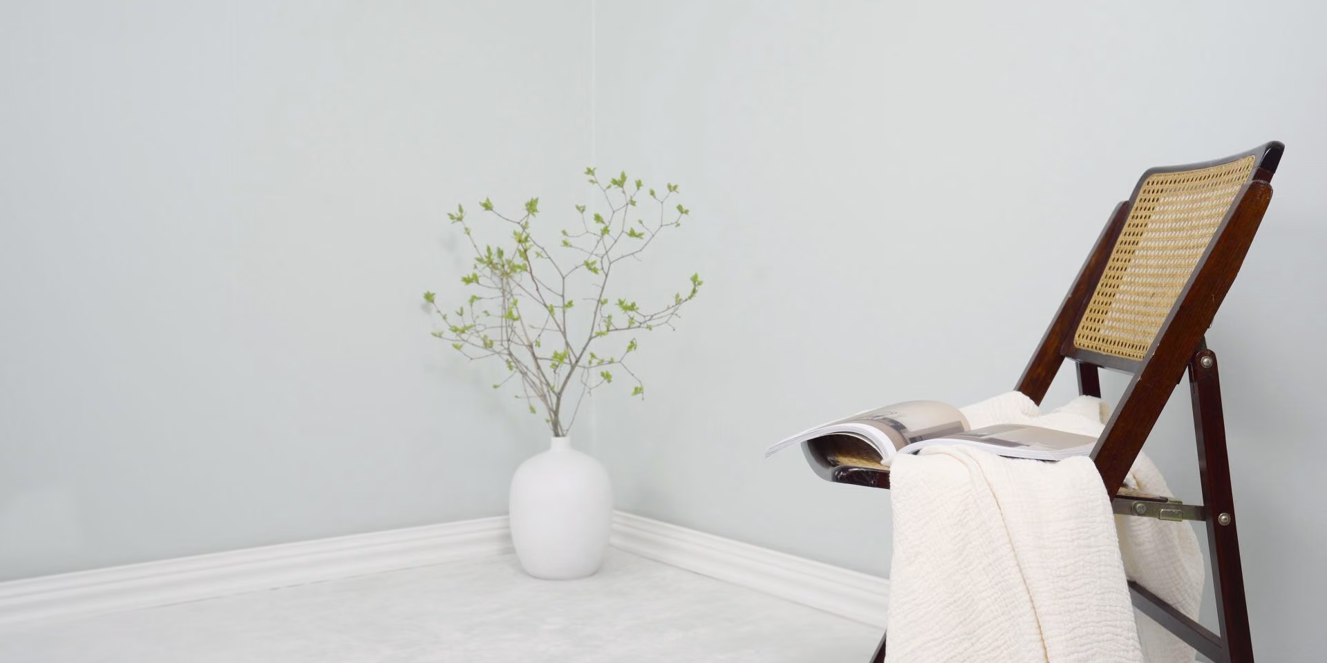 Interior wall painted