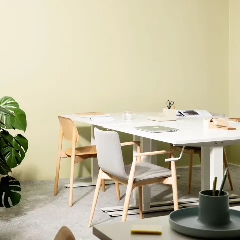 Office makeover is made with colours
