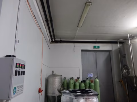 The walls were painted with Tikkurila Argentum 20