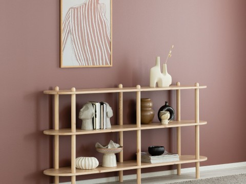 Veke Askel modular wooden shelf