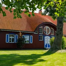 Wooden house painting. Paint: Ultra Classic