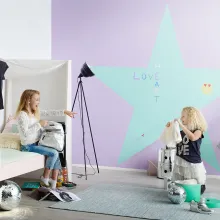 Idea for kids' room: stars