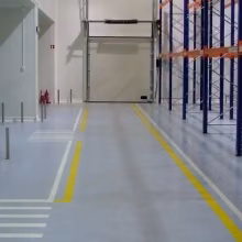 Coating solutions for concrete floors in warehouses