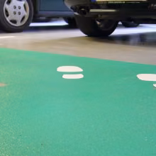 Coating solutions for concrete floors in car parks and aircraft hangars