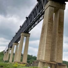 Lyduvėnai Bridge in Lithuania