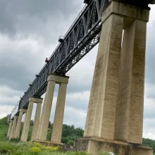 Lyduvėnai Bridge in Lithuania