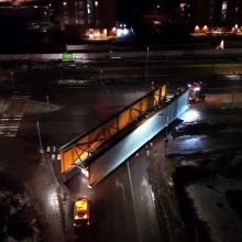 Structures of a bridge in transport
