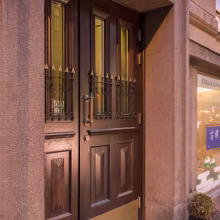 Oak exterior doors