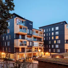 Modern wooden house