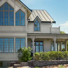exterior paint for a wooden house