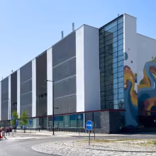 Repainted façade brings fresh appeal to campus building
