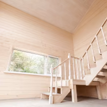 Wooden stairs