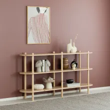 Veke Askel modular wooden shelf