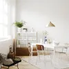 living room with neutral colours on walls and furniture