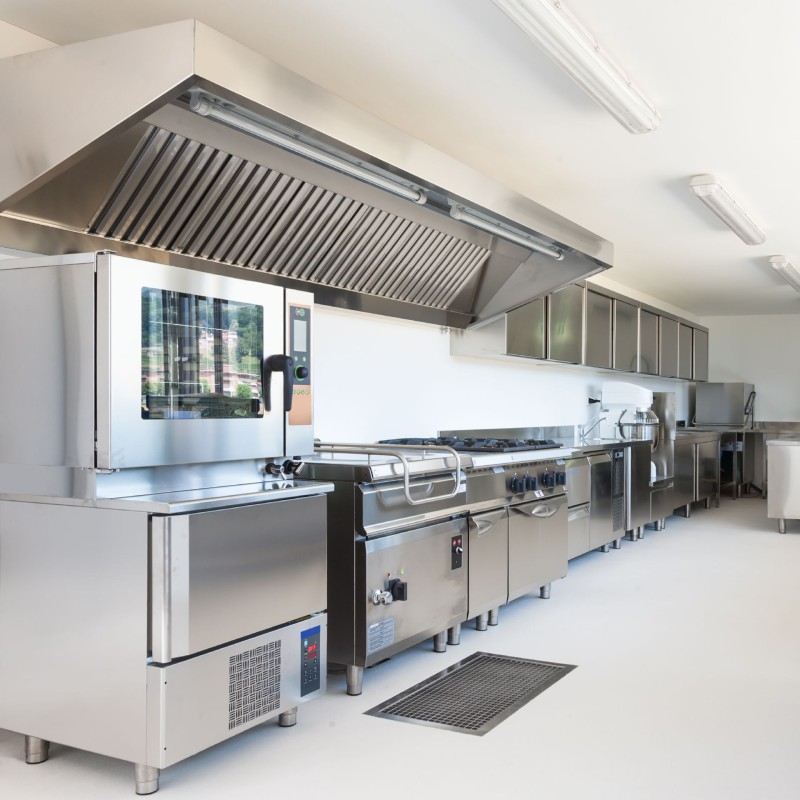 Coating solutions for the food processing industry and professional kitchens