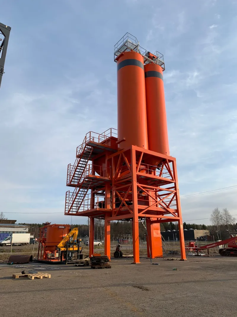 Asphalt plant structure