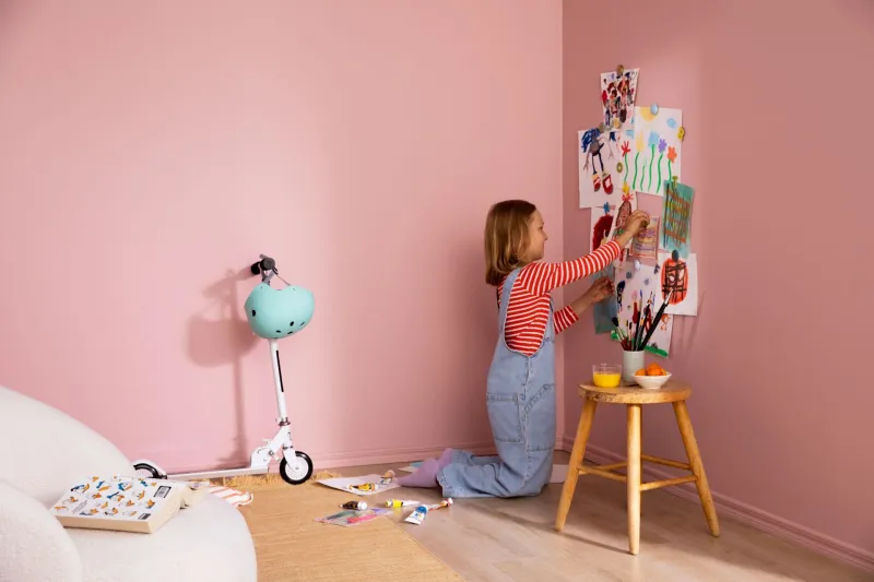 colour pallette for kid's room decor
