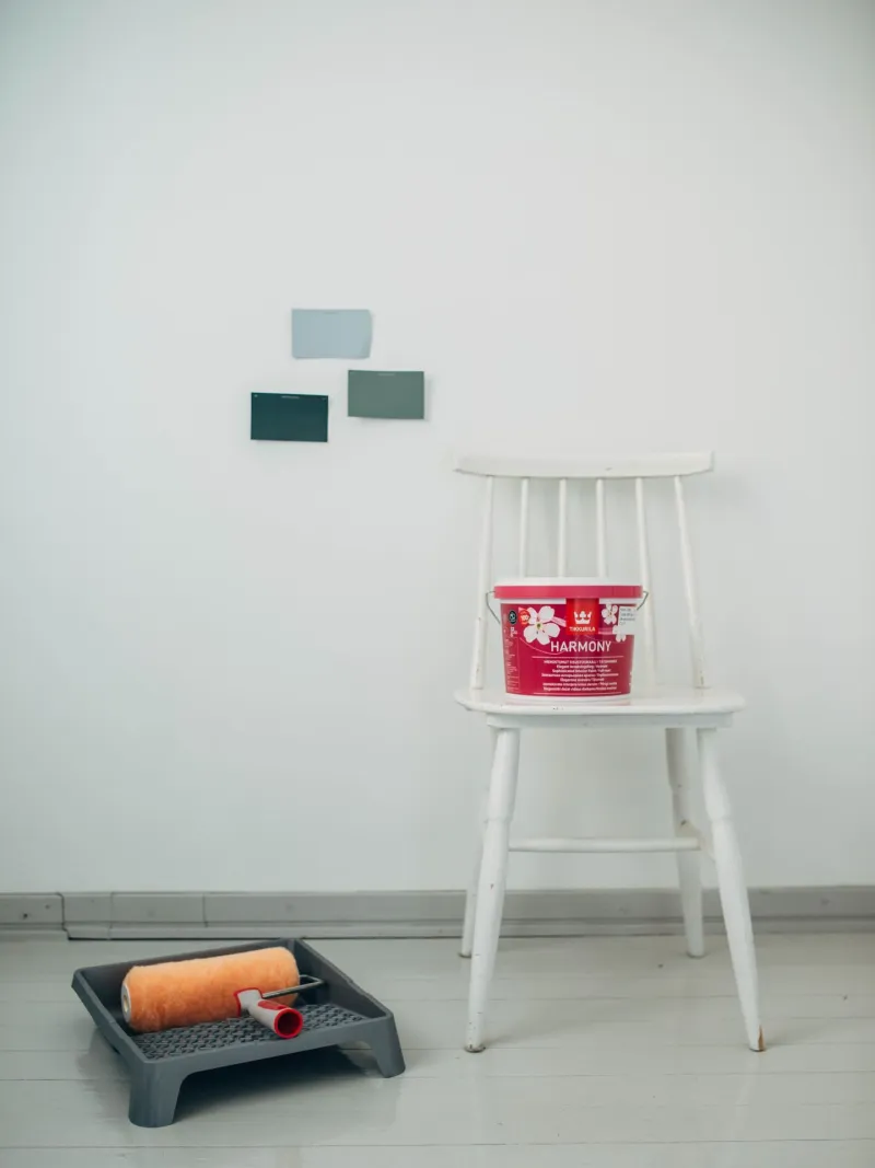 wall before painting